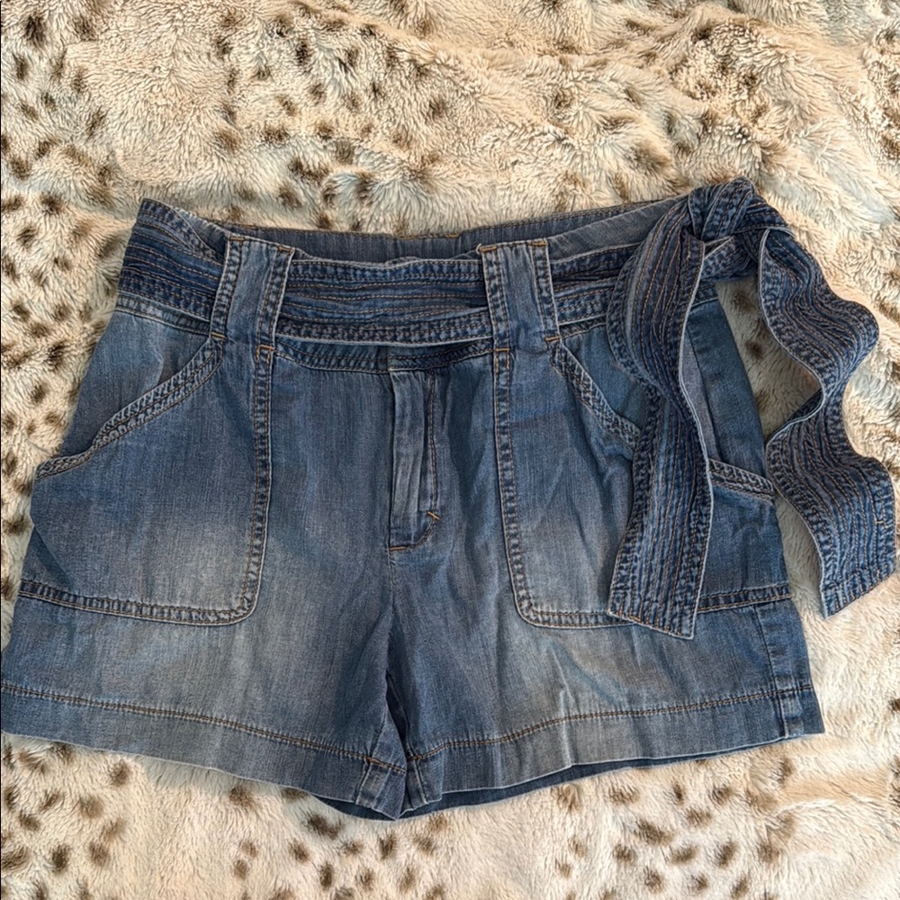 White House Black Market Blue Jean Shorts